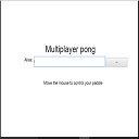 Multiplayer pong  screen for extension Chrome web store in OffiDocs Chromium
