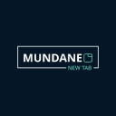 Mundane New Tab Page  screen for extension Chrome web store in OffiDocs Chromium