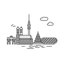 Munich City  screen for extension Chrome web store in OffiDocs Chromium