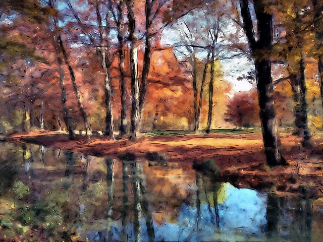 تنزيل مجاني رسم توضيحي مجاني لـ Munich English Garden Autumn ليتم تحريره باستخدام محرر الصور عبر الإنترنت GIMP