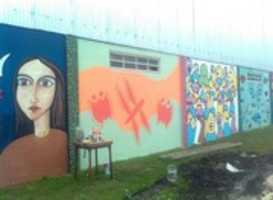 Free download MURALES DE PABLO ALEANDRO EN CLUB SANTA CLARA free photo or picture to be edited with GIMP online image editor