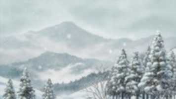 Free download mushishi_zoku_shou-03-winter-snow-mountains-ice-fog-clouds-cold-serene-beautiful-scenery-landscape free photo or picture to be edited with GIMP online image editor