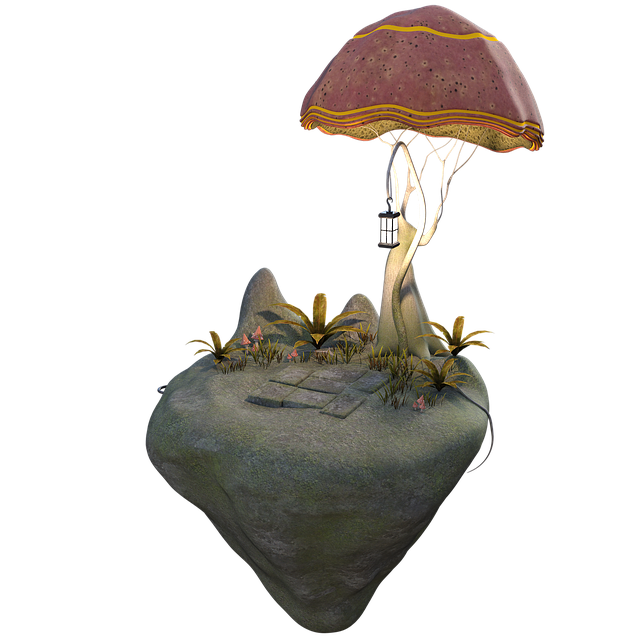 Template Photo Mushroom Island Fantasy for OffiDocs