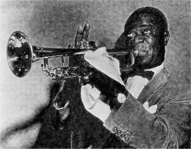 Free download musician artist jazz trumpet louis free picture to be edited with GIMP free online image editor