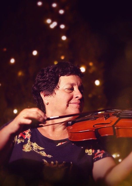 Free download Musician Violin Lady -  free photo or picture to be edited with GIMP online image editor