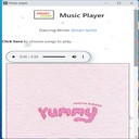 Music Player  screen for extension Chrome web store in OffiDocs Chromium