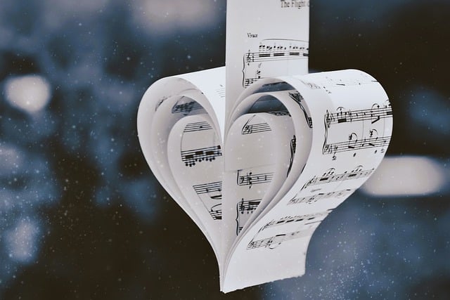 Free download music sheet music snow free picture to be edited with GIMP free online image editor