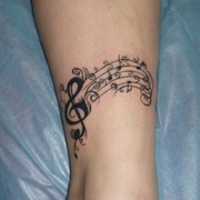 Free download Music tattoo - JPG image file free photo or picture to be edited with GIMP online image editor