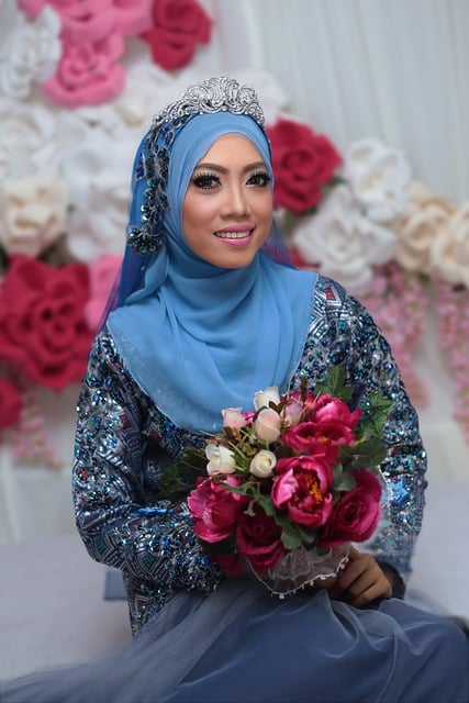 Free download muslim wedding smile woman fashion free picture to be edited with GIMP free online image editor