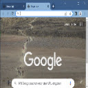 My blue theme  screen for extension Chrome web store in OffiDocs Chromium