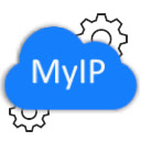 MyIP ip address and location details  screen for extension Chrome web store in OffiDocs Chromium