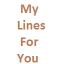 My Lines For You  screen for extension Chrome web store in OffiDocs Chromium