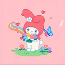 My Melody Pastel Pink Live Wallpaper  screen for extension Chrome web store in OffiDocs Chromium