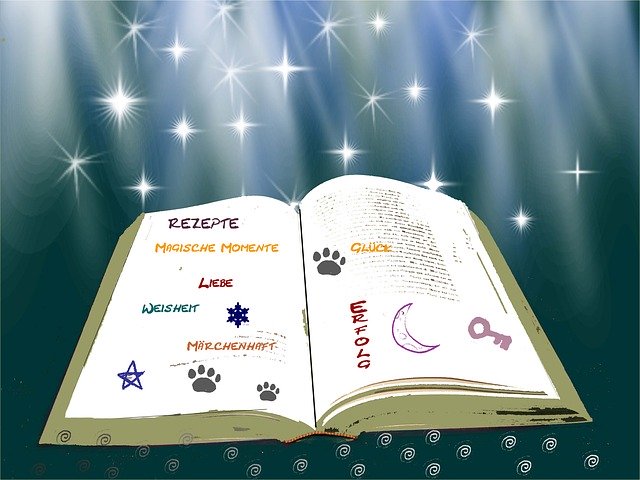 Free download Mysterious Book Magic New -  free illustration to be edited with GIMP free online image editor
