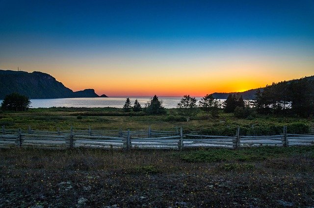 Téléchargement gratuit mystère parc national du bic coucher de soleil image gratuite à éditer avec l'éditeur d'images en ligne gratuit GIMP