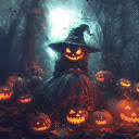Mystical Halloween Forest  screen for extension Chrome web store in OffiDocs Chromium