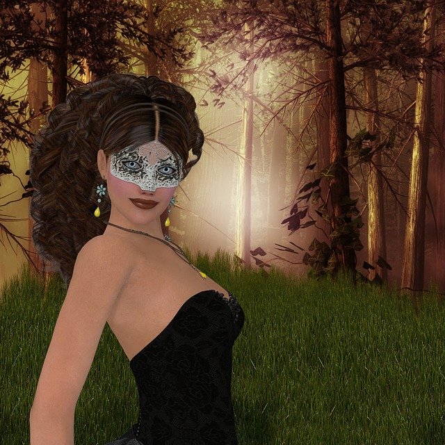 Free download Mystical Mask Princess -  free illustration to be edited with GIMP free online image editor