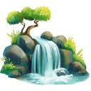 Nabegataki Waterfall  screen for extension Chrome web store in OffiDocs Chromium