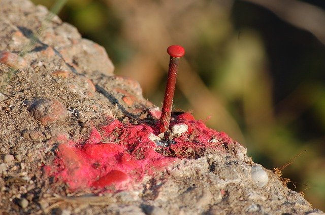 Téléchargement gratuit de Nail Rust Red - photo ou image gratuite à modifier avec l'éditeur d'images en ligne GIMP