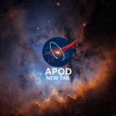 NASA APOD New Tab  screen for extension Chrome web store in OffiDocs Chromium
