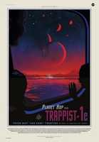 Free download NASA Exoplanet Travel Bureau TRAPPIST 1e LEO Const CMYK Print free photo or picture to be edited with GIMP online image editor