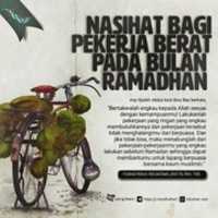 Free download NASEHAT BAGI PEKERJA BERAT PADA BULAN RAMADAN free photo or picture to be edited with GIMP online image editor