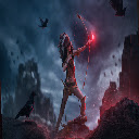 Native American Tribal Archer Hunter Crows Live Wallpaper  screen for extension Chrome web store in OffiDocs Chromium