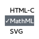 Native MathML  screen for extension Chrome web store in OffiDocs Chromium