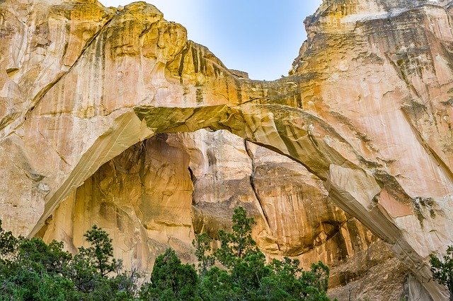 Gratis download Natural Bridge Stone Nature - gratis foto of afbeelding om te bewerken met GIMP online afbeeldingseditor