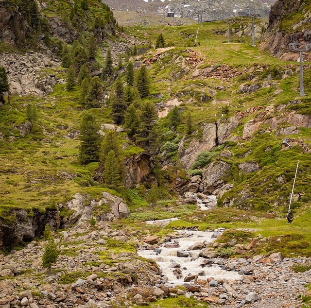 Free download nature creek landscape kaunertal free picture to be edited with GIMP free online image editor