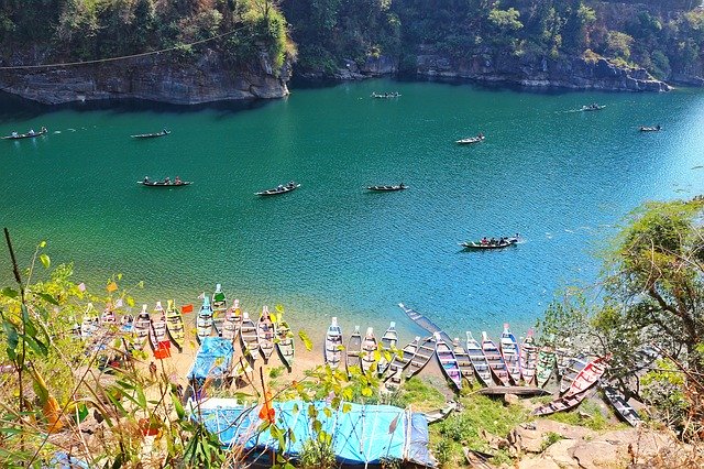 Download gratuito Nature Dawki Meghalaya Umngot - foto o immagine gratuita da modificare con l'editor di immagini online GIMP