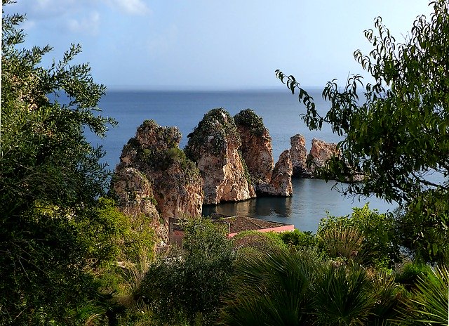 Kostenloser Download Natur Sizilien Ozean - kostenloses kostenloses Foto oder Bild zur Bearbeitung mit GIMP Online-Bildbearbeitung