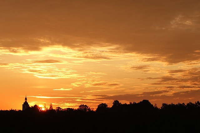 Free download nature sky clouds sunset dusk free picture to be edited with GIMP free online image editor