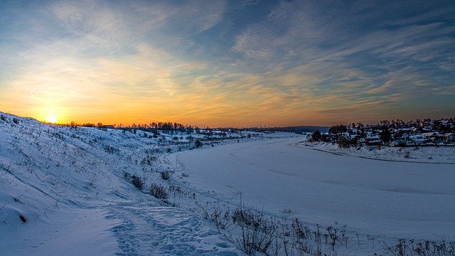 Free download nature winter season landscape free picture to be edited with GIMP free online image editor