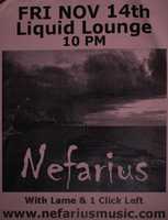Free download Nefarius concert flyer - 2003 free photo or picture to be edited with GIMP online image editor