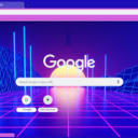 Neon Abstract City Grid  screen for extension Chrome web store in OffiDocs Chromium