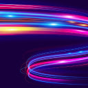 Neon Abstract Lines  screen for extension Chrome web store in OffiDocs Chromium