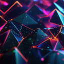 Neon Polygon Mesh  screen for extension Chrome web store in OffiDocs Chromium