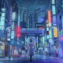 Neon Rain  screen for extension Chrome web store in OffiDocs Chromium