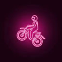 Neon Rider Game  screen for extension Chrome web store in OffiDocs Chromium