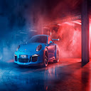 Neon Smoke Car Theme  screen for extension Chrome web store in OffiDocs Chromium