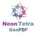 Neon Tetra GenPDF  screen for extension Chrome web store in OffiDocs Chromium