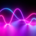 Neon Waves  screen for extension Chrome web store in OffiDocs Chromium