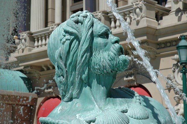 Free download neptune statue fountain free picture to be edited with GIMP free online image editor