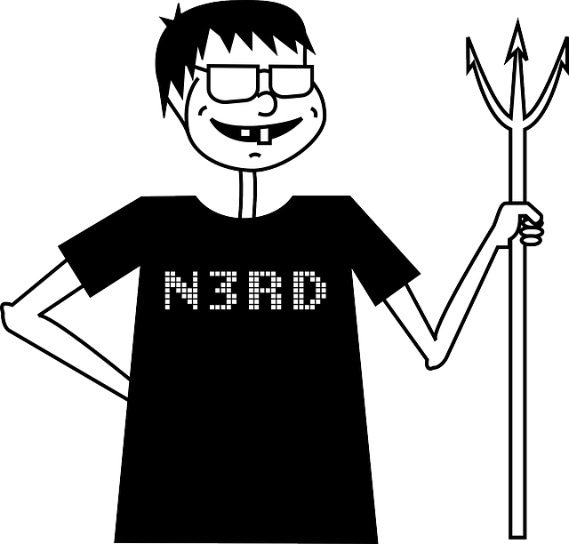 Free download Nerd Pitchfork Boy - Free vector graphic on Pixabay free illustration to be edited with GIMP free online image editor