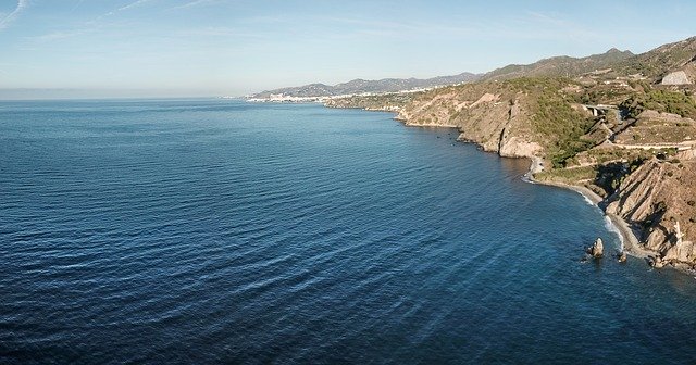 Download grátis Nerja Cliffs Maro - foto ou imagem gratuita para ser editada com o editor de imagens online GIMP