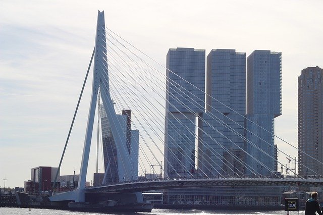 GIMP çevrimiçi görüntü düzenleyici ile düzenlenecek ücretsiz Hollanda Rotterdam Mimarisi ücretsiz fotoğraf şablonu