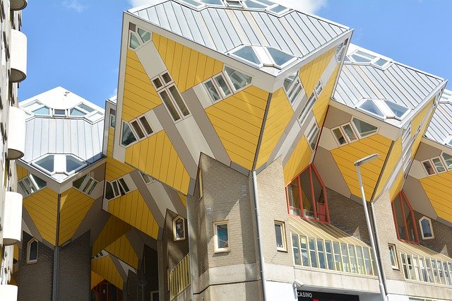 دانلود رایگان Netherlands Rotterdam Cubehouses - عکس یا تصویر رایگان قابل ویرایش با ویرایشگر تصویر آنلاین GIMP