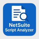NetSuite Script Analyzer  screen for extension Chrome web store in OffiDocs Chromium