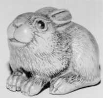 Free download Netsuke of a Seated Hare free photo or picture to be edited with GIMP online image editor